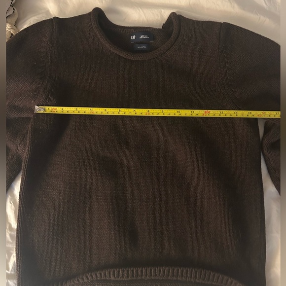 GAP womens Brown roll neck Sweater 100% cotton - Picture 3 of 4